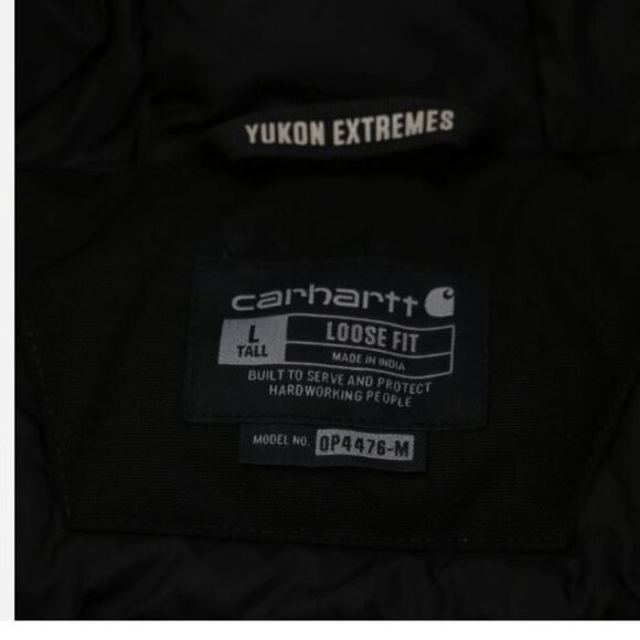 Carhartt Yukon Extremes Insulated Parka Men's Size L Tall OP4476-M Jacket 3M New - Picture 4 of 11